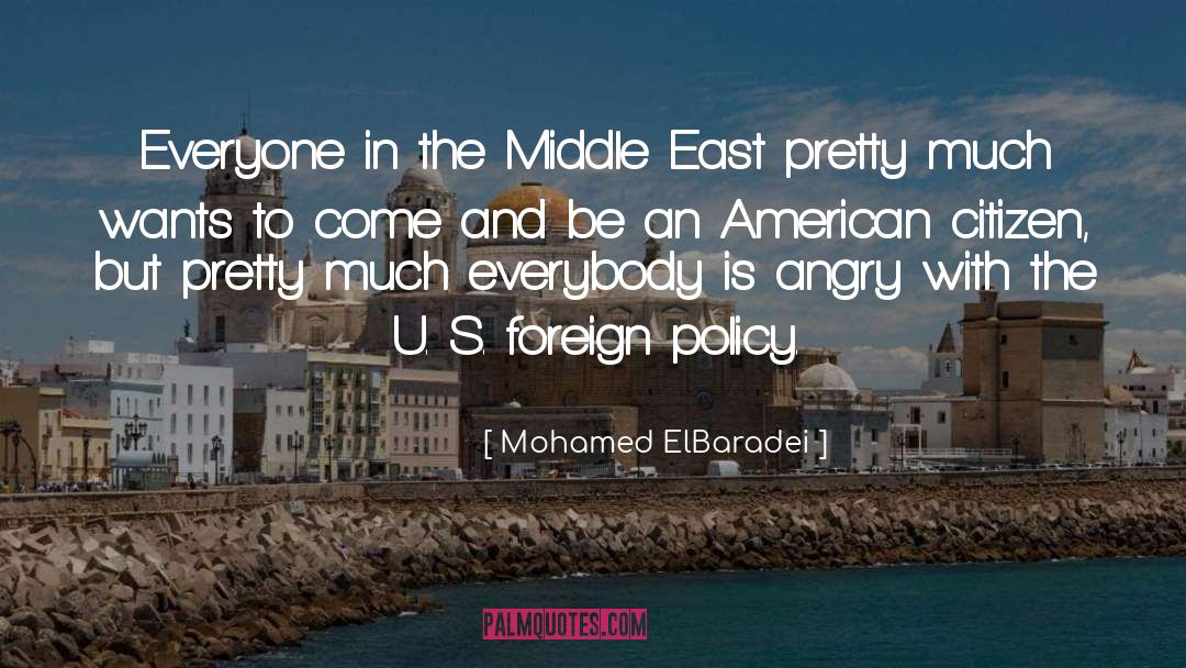 Mohamed ElBaradei Quotes: Everyone in the Middle East