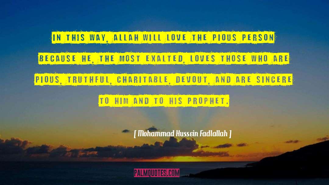 Mohammad Hussein Fadlallah Quotes: In this way, Allah will