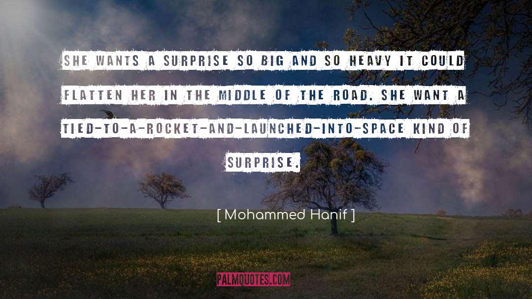 Mohammed Hanif Quotes: She wants a surprise so