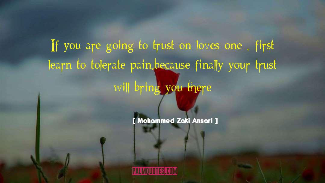 Mohammed Zaki Ansari Quotes: If you are going to