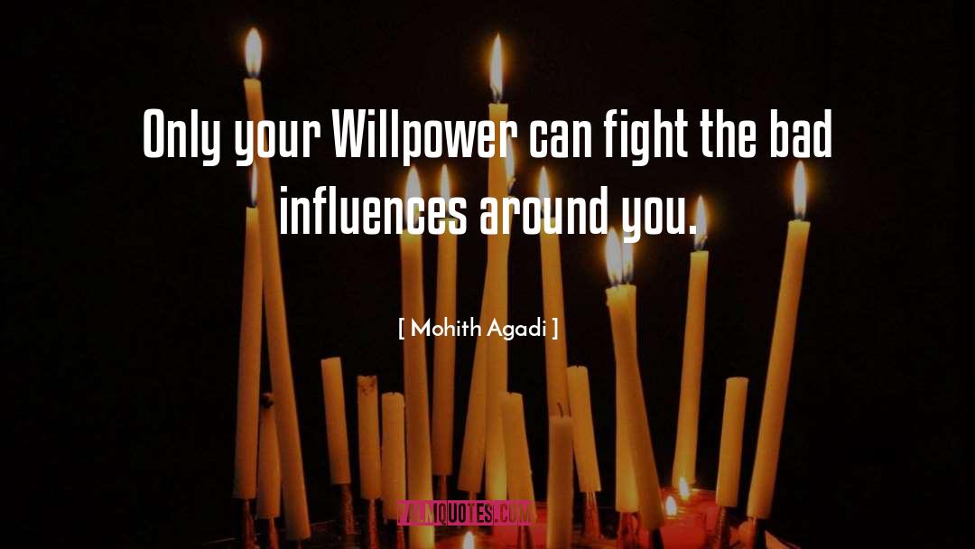 Mohith Agadi Quotes: Only your Willpower can fight