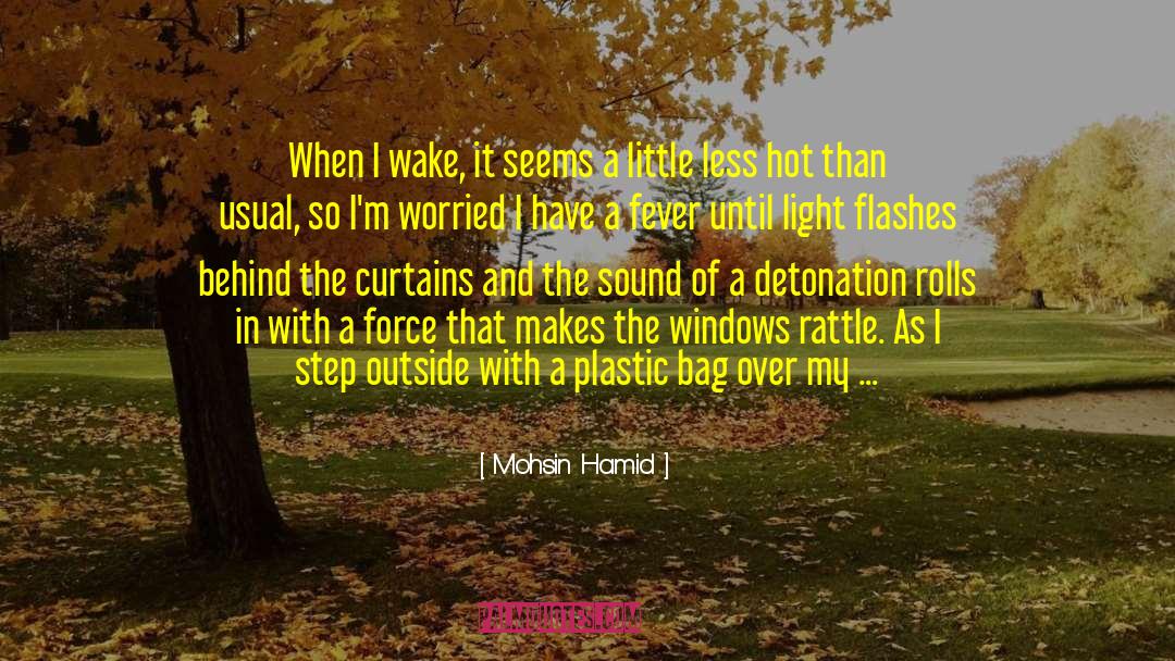 Mohsin Hamid Quotes: When I wake, it seems