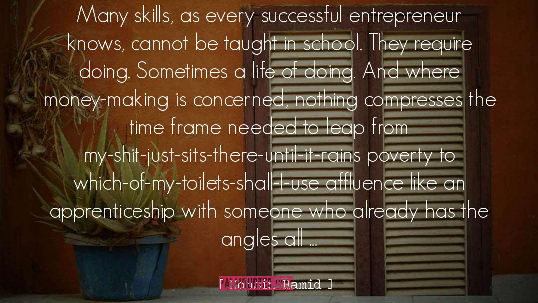 Mohsin Hamid Quotes: Many skills, as every successful