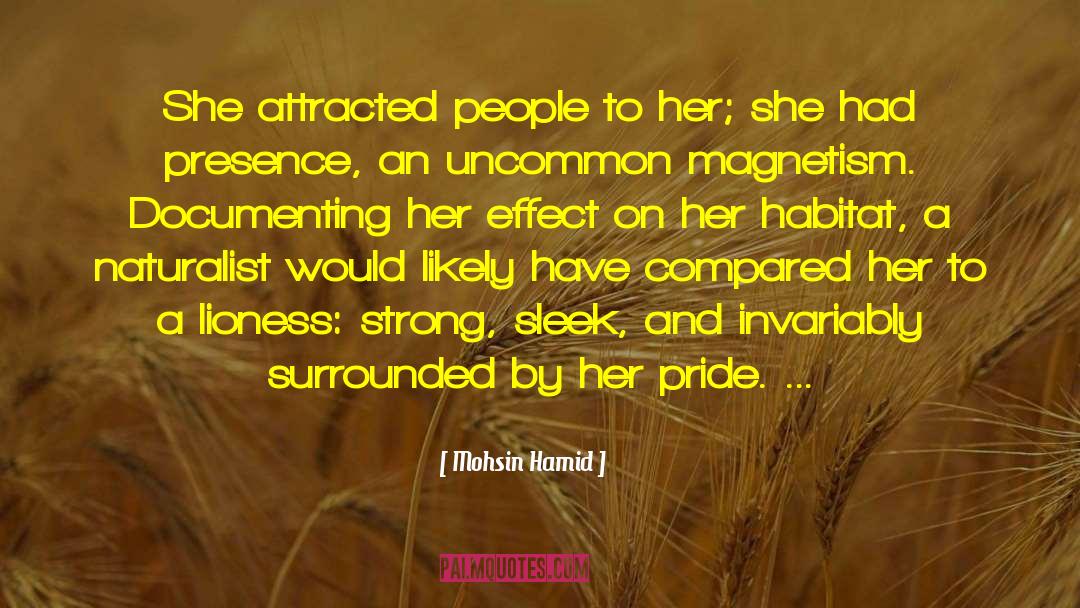 Mohsin Hamid Quotes: She attracted people to her;