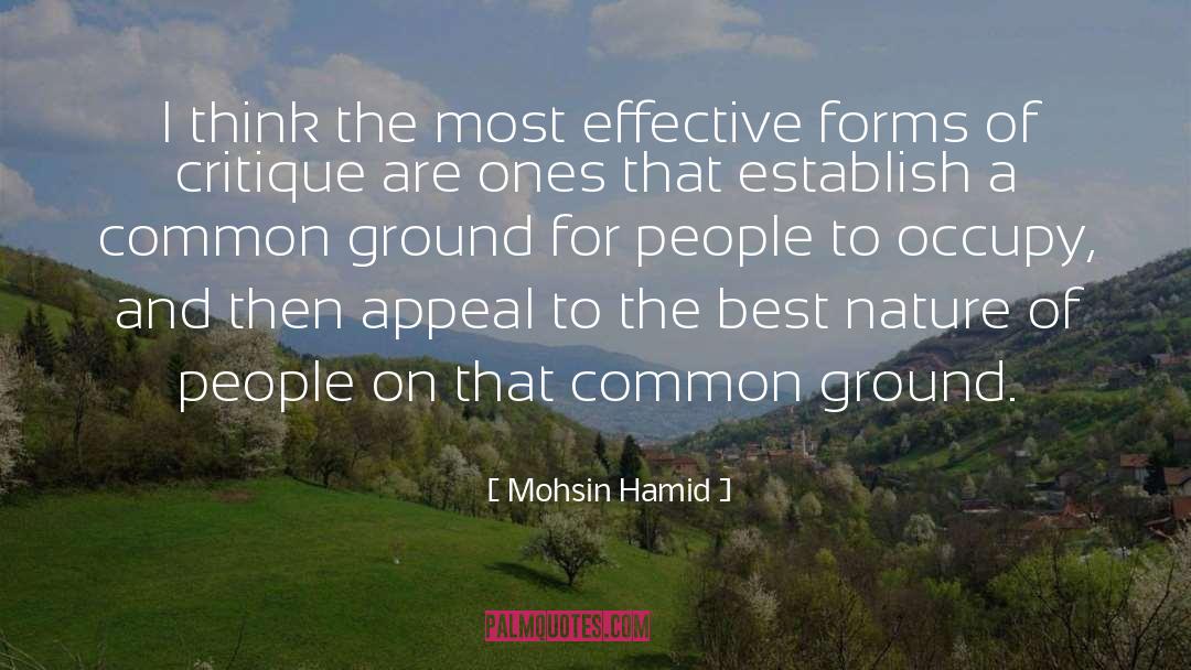 Mohsin Hamid Quotes: I think the most effective