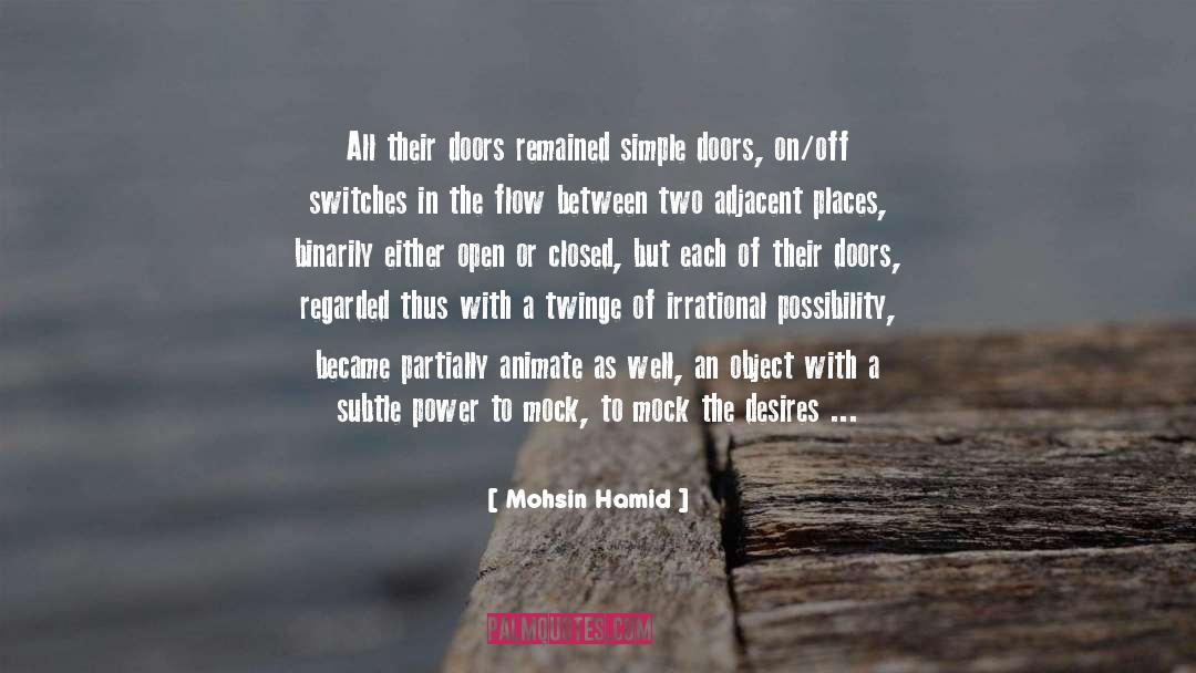 Mohsin Hamid Quotes: All their doors remained simple