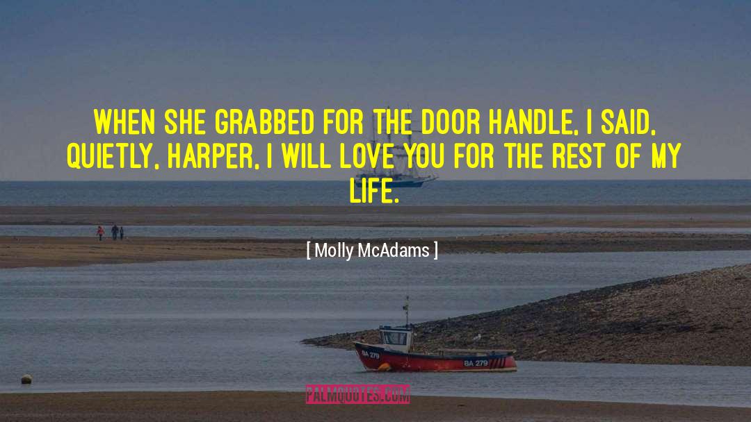 Molly McAdams Quotes: When she grabbed for the