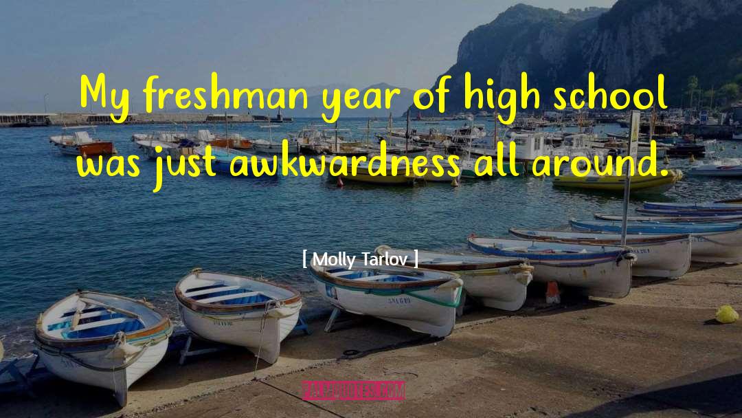 Molly Tarlov Quotes: My freshman year of high