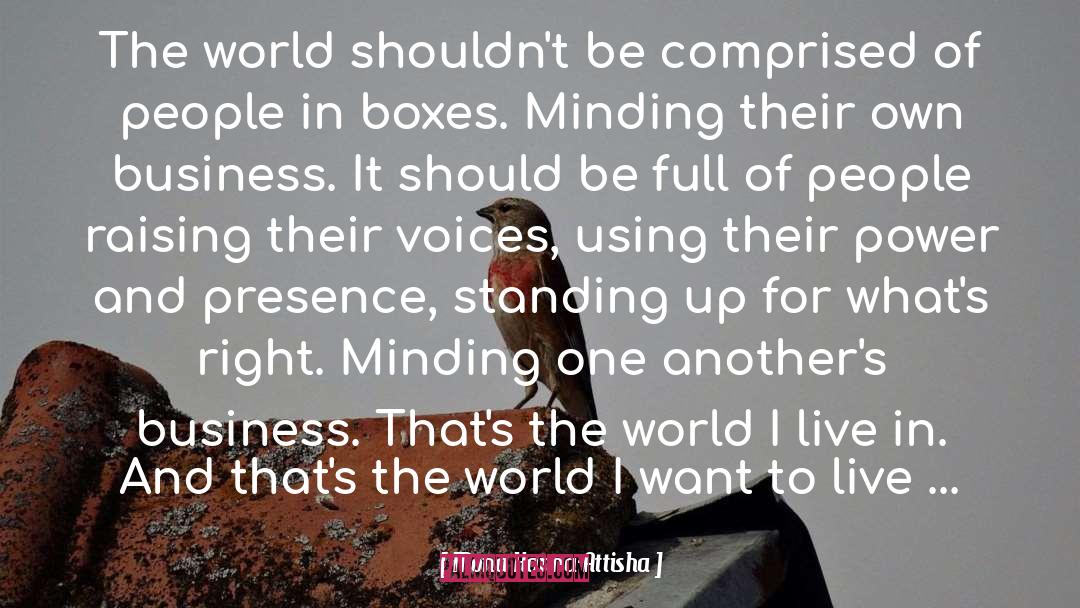 Mona Hanna-Attisha Quotes: The world shouldn't be comprised