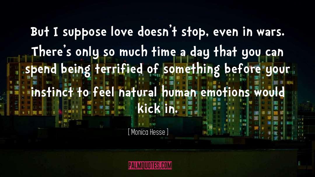 Monica Hesse Quotes: But I suppose love doesn't