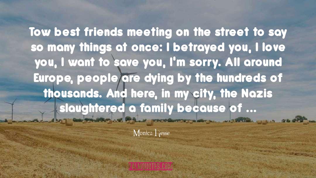 Monica Hesse Quotes: Tow best friends meeting on