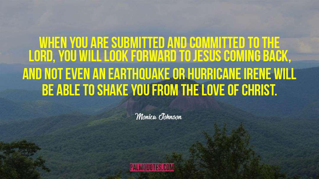 Monica Johnson Quotes: When you are submitted and