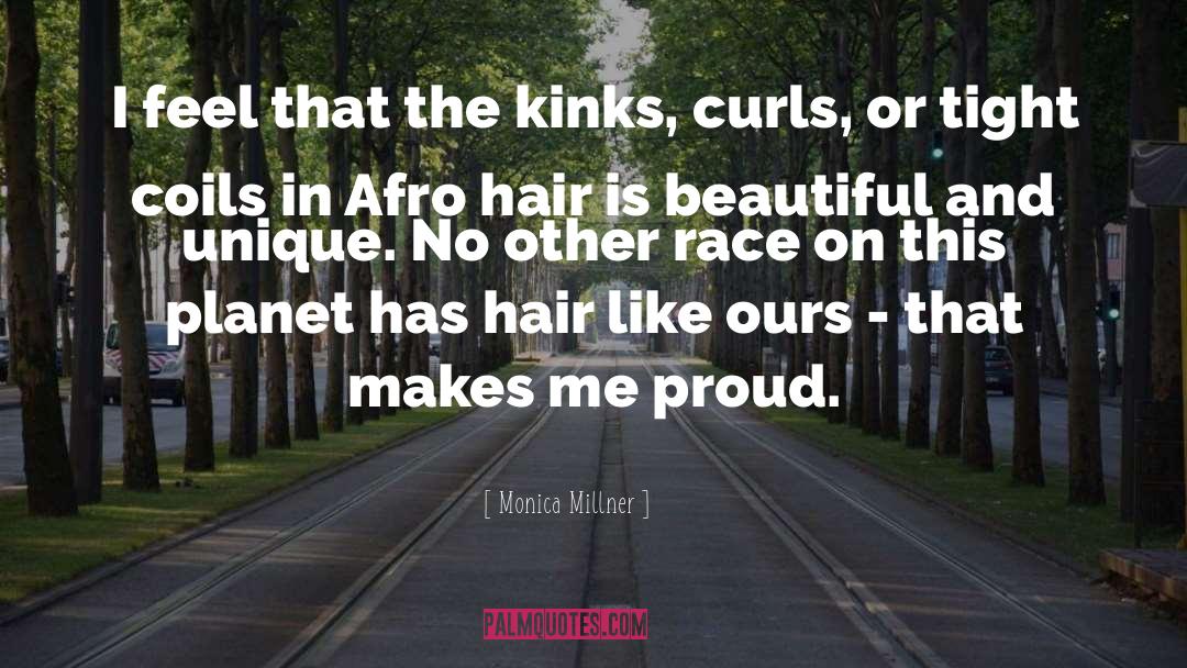 Monica Millner Quotes: I feel that the kinks,