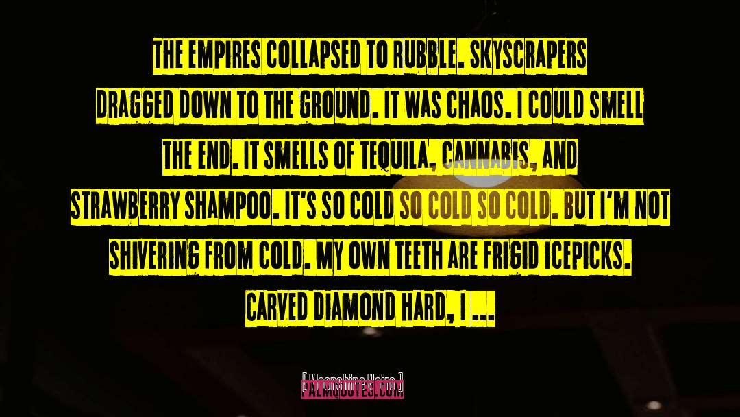 Moonshine Noire Quotes: The empires collapsed to rubble.