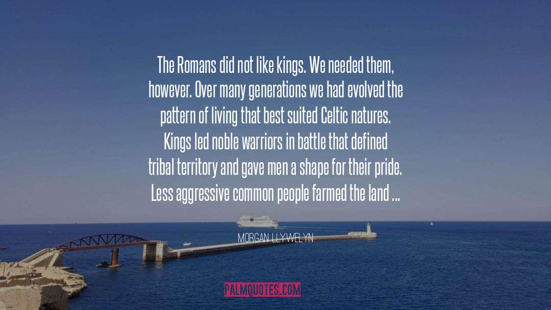 Morgan Llywelyn Quotes: The Romans did not like