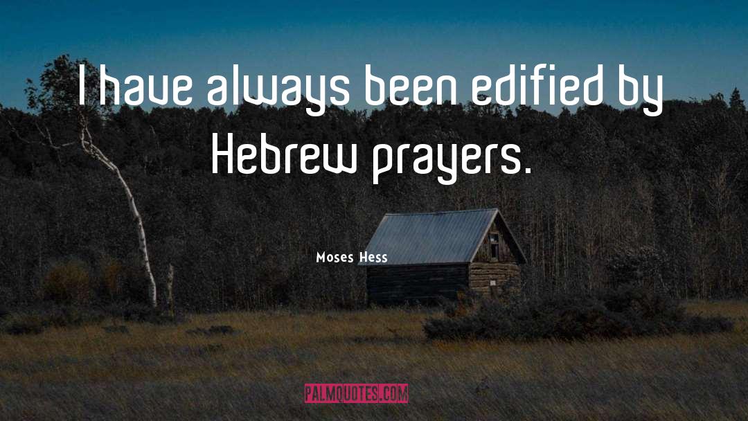 Moses Hess Quotes: I have always been edified