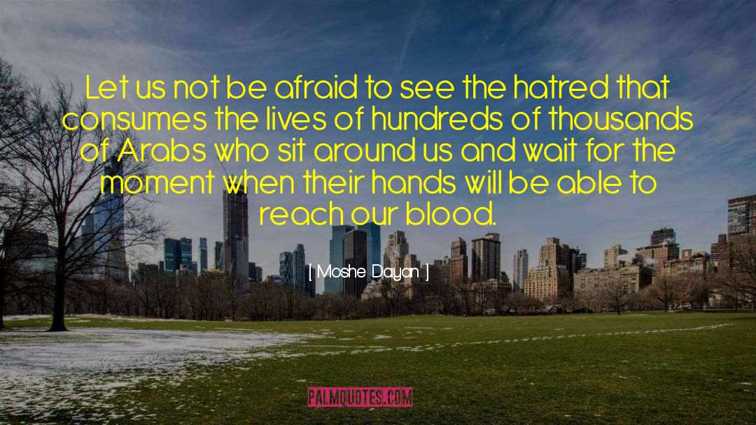 Moshe Dayan Quotes: Let us not be afraid