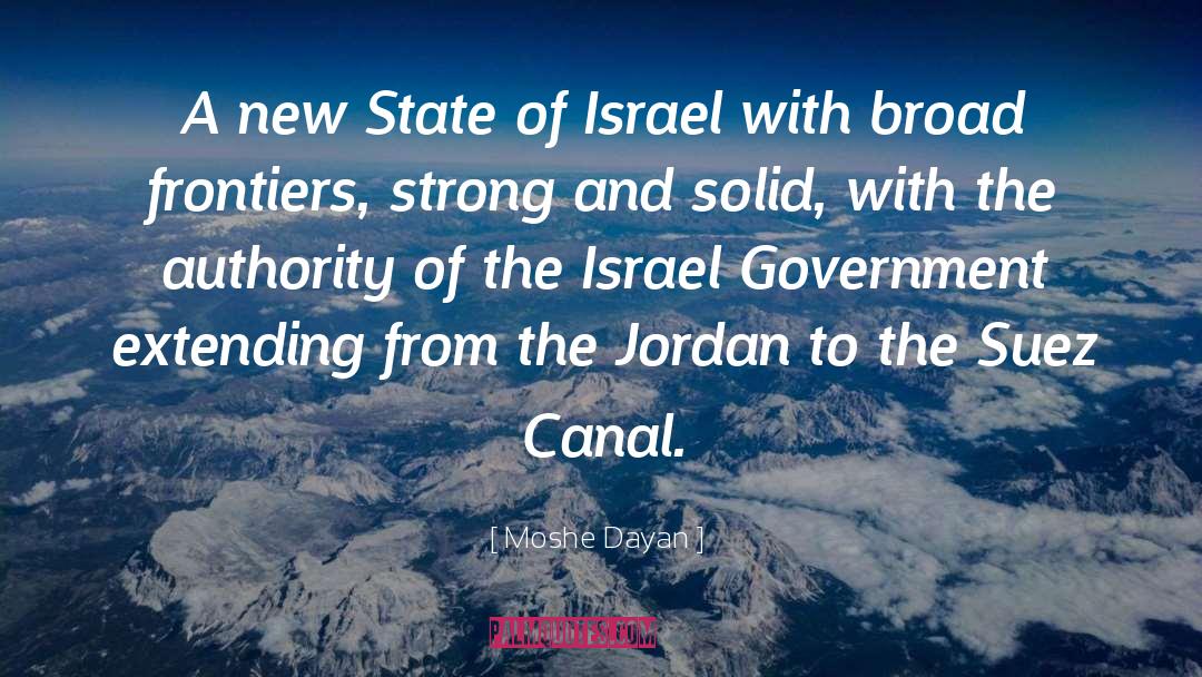 Moshe Dayan Quotes: A new State of Israel