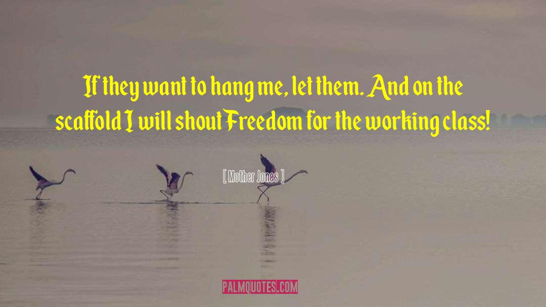 Mother Jones Quotes: If they want to hang