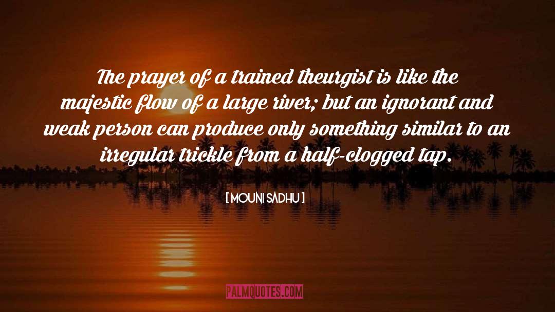 Mouni Sadhu Quotes: The prayer of a trained