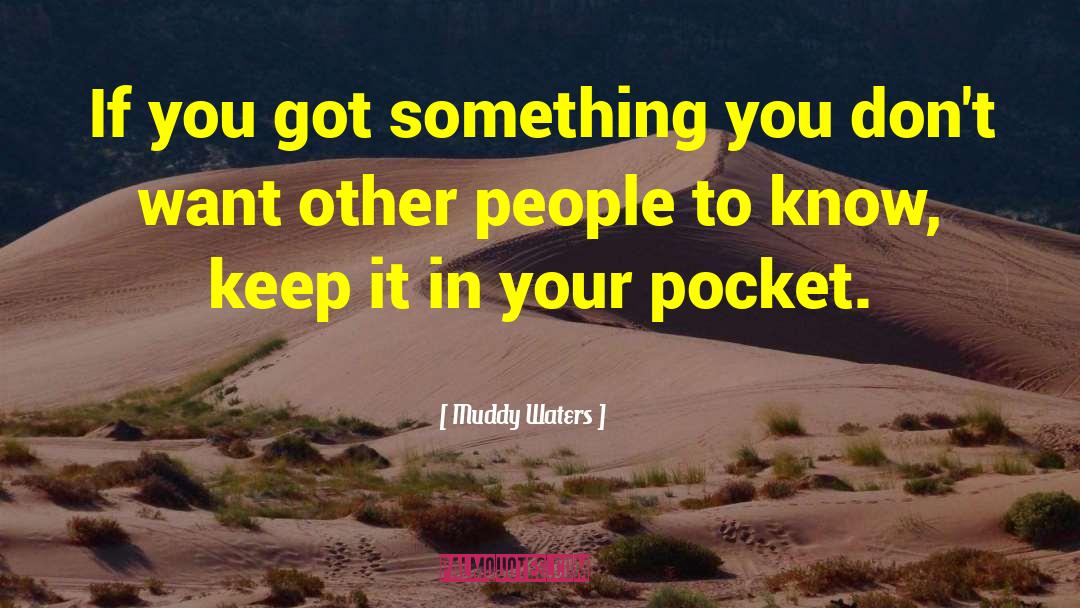 Muddy Waters Quotes: If you got something you