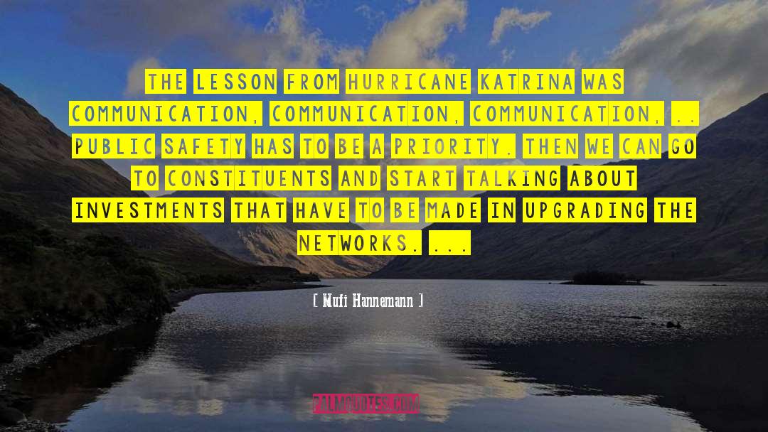 Mufi Hannemann Quotes: The lesson from Hurricane Katrina
