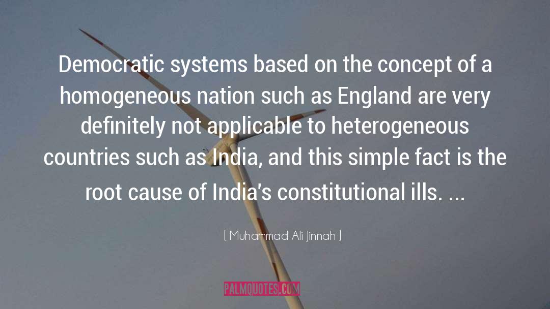 Muhammad Ali Jinnah Quotes: Democratic systems based on the