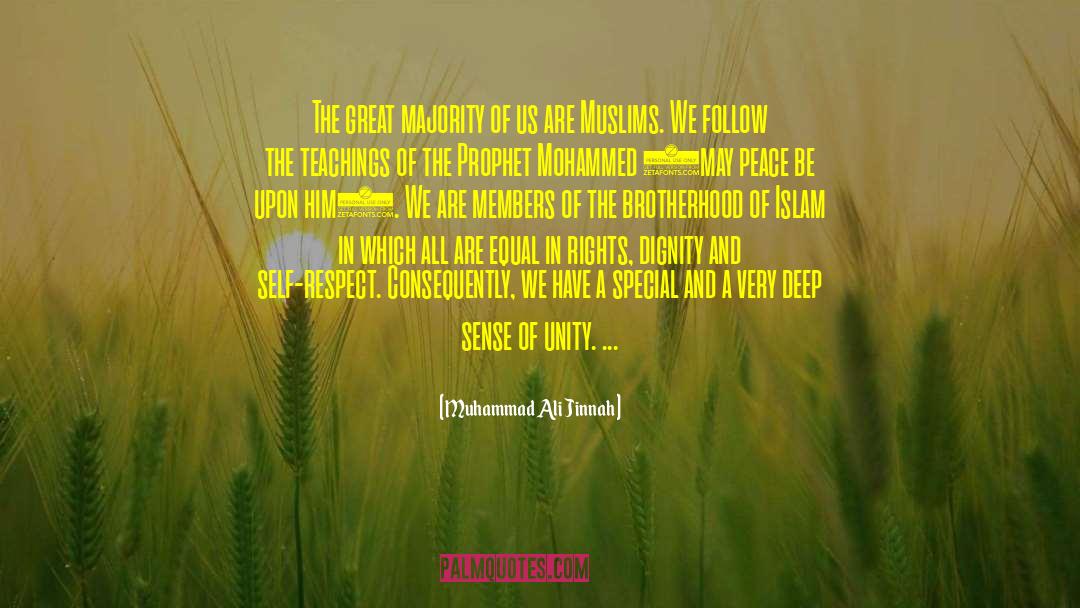 Muhammad Ali Jinnah Quotes: The great majority of us
