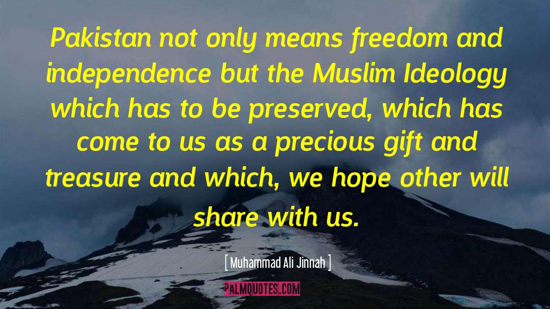 Muhammad Ali Jinnah Quotes: Pakistan not only means freedom