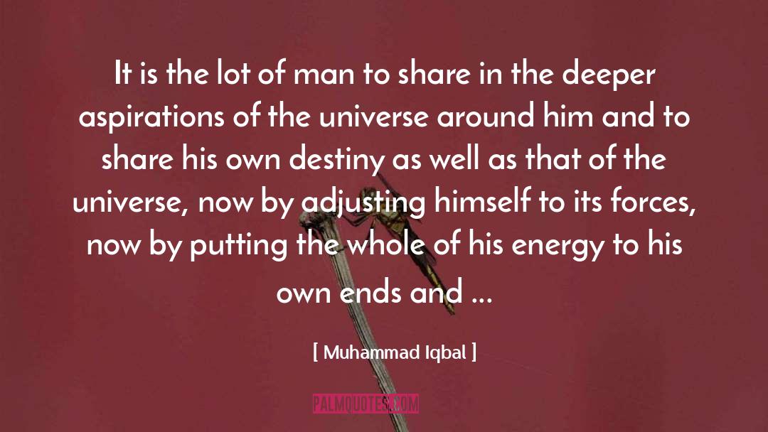 Muhammad Iqbal Quotes: It is the lot of