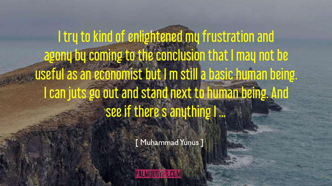 Muhammad Yunus Quotes: I try to kind of