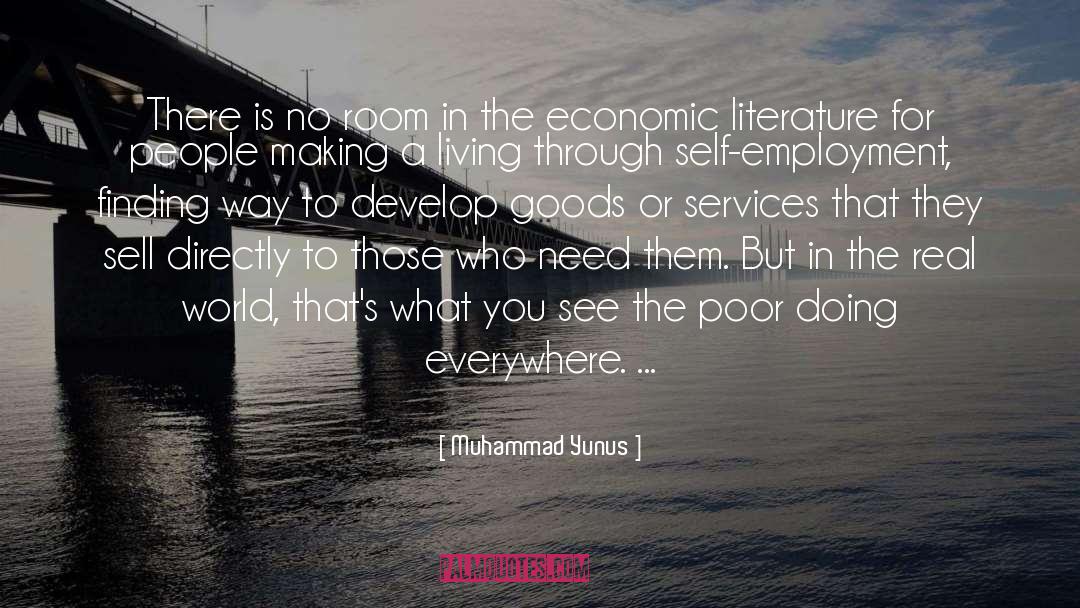 Muhammad Yunus Quotes: There is no room in