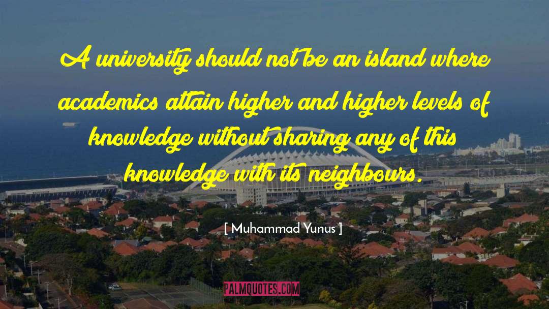 Muhammad Yunus Quotes: A university should not be