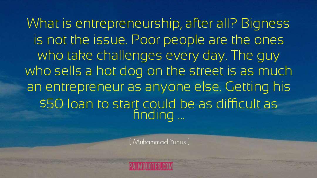 Muhammad Yunus Quotes: What is entrepreneurship, after all?