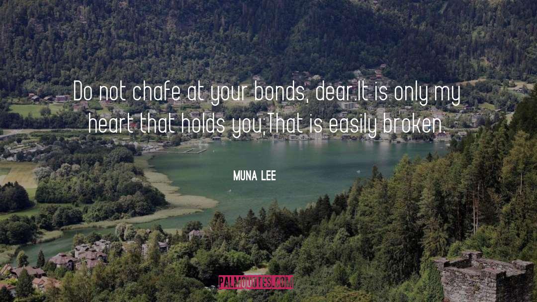 Muna Lee Quotes: Do not chafe at your