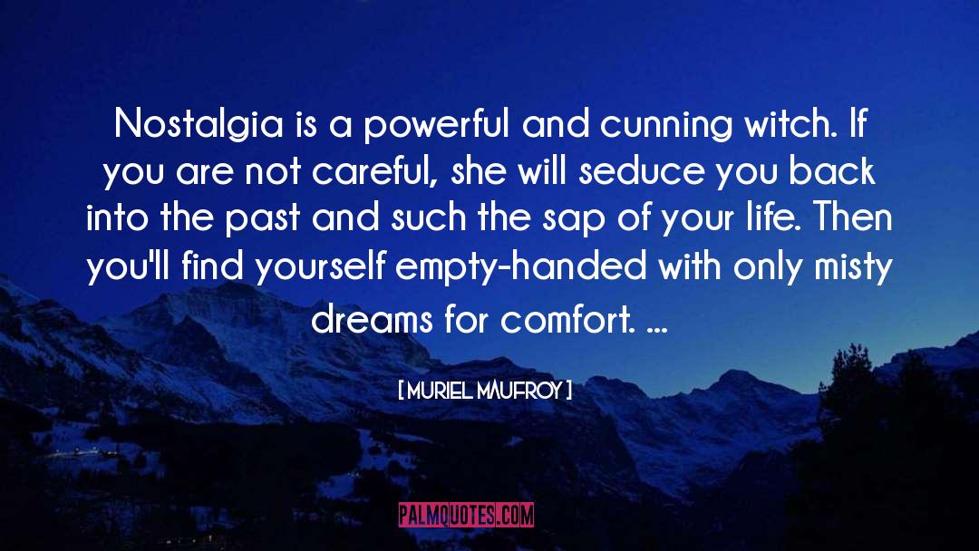 Muriel Maufroy Quotes: Nostalgia is a powerful and