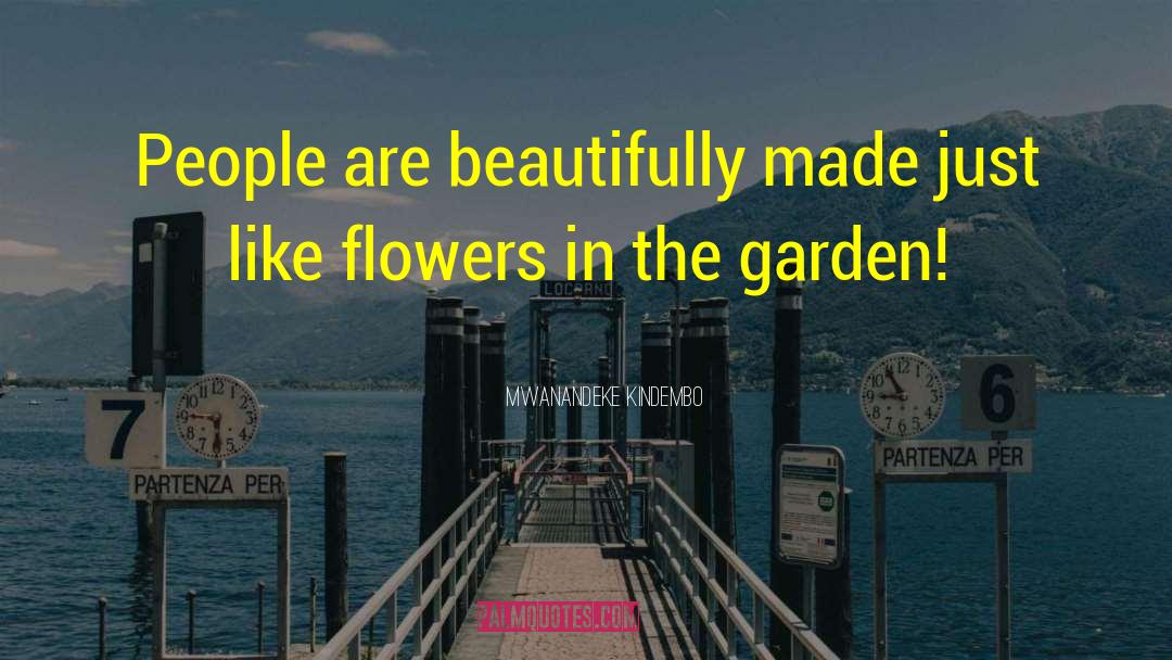 Mwanandeke Kindembo Quotes: People are beautifully made just
