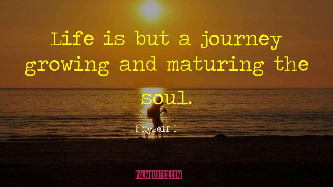 Myself Quotes: Life is but a journey