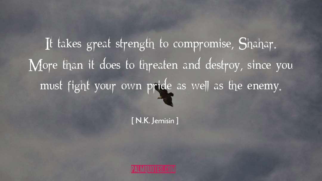 N.K. Jemisin Quotes: It takes great strength to