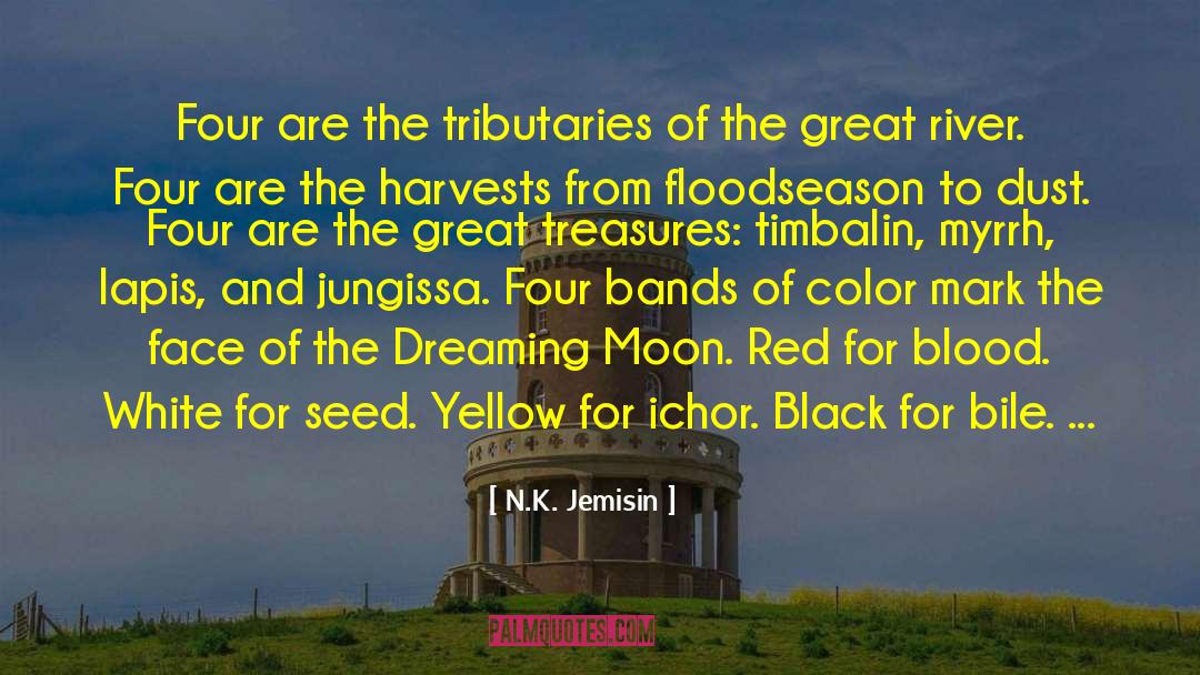 N.K. Jemisin Quotes: Four are the tributaries of