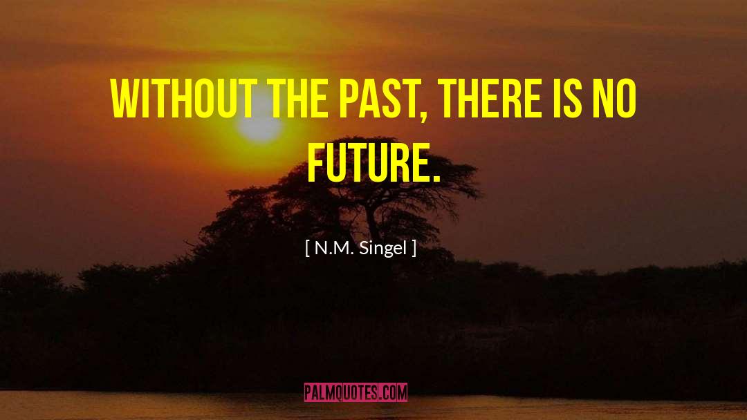 N.M. Singel Quotes: Without the past, there is