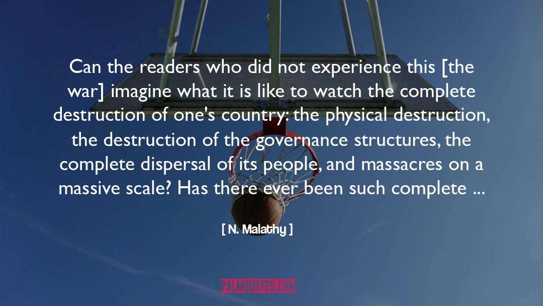 N. Malathy Quotes: Can the readers who did