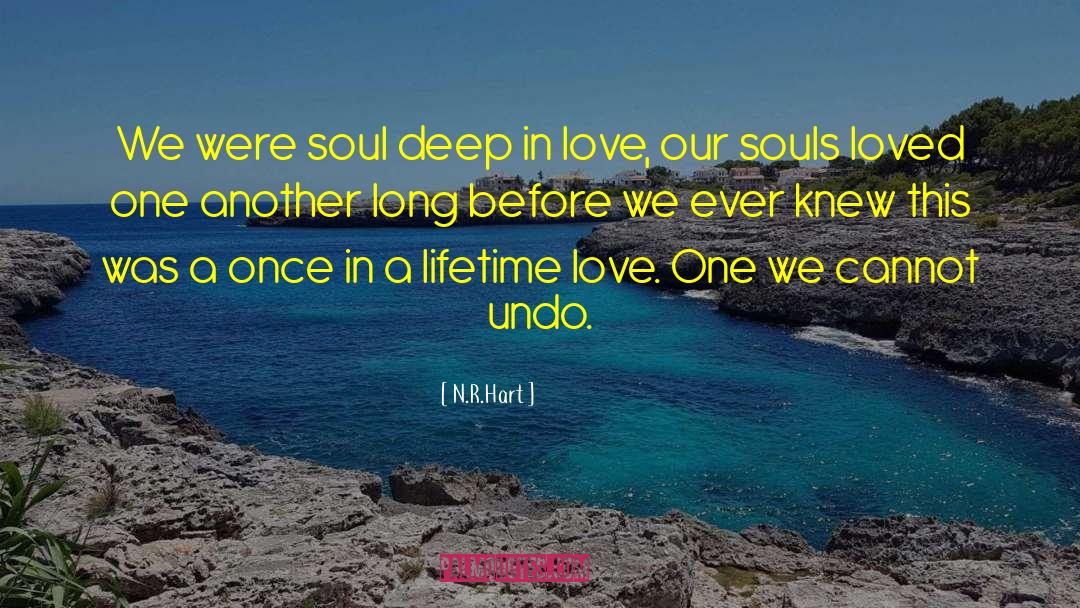 N.R. Hart Quotes: We were soul deep in