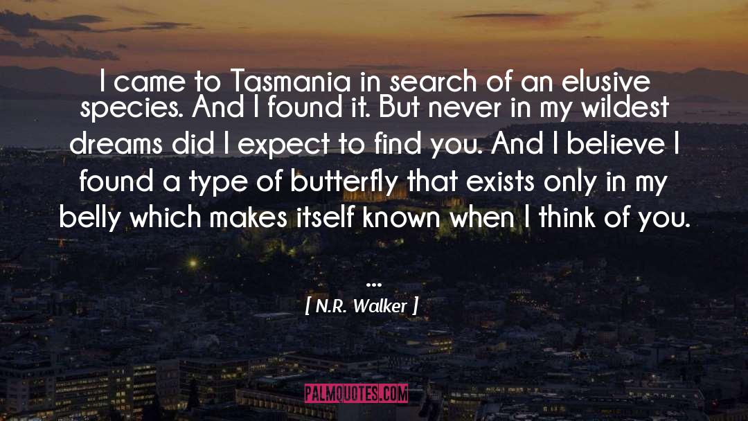 N.R. Walker Quotes: I came to Tasmania in