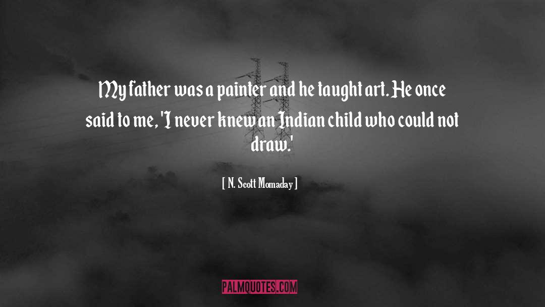 N. Scott Momaday Quotes: My father was a painter