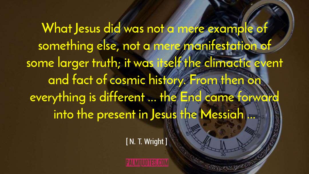 N. T. Wright Quotes: What Jesus did was not