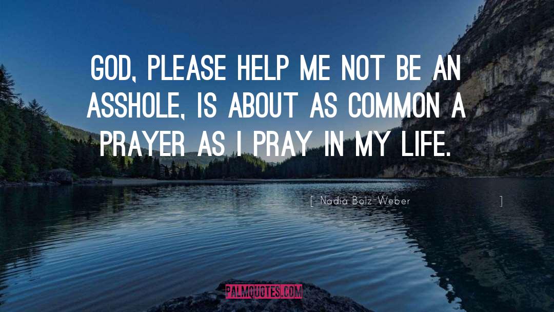 Nadia Bolz-Weber Quotes: God, please help me not