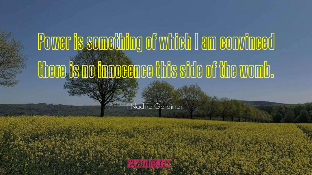 Nadine Gordimer Quotes: Power is something of which