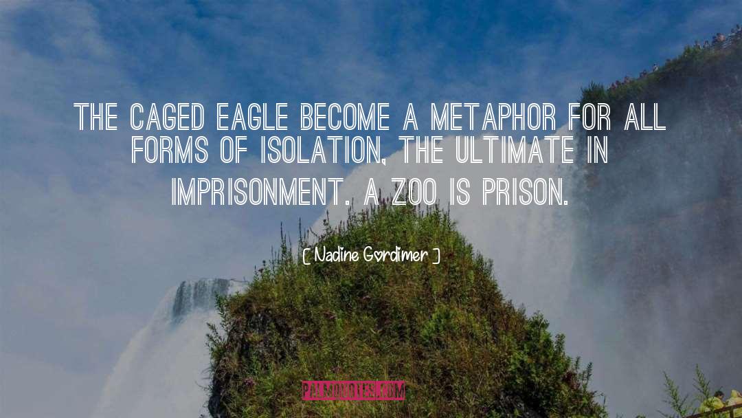 Nadine Gordimer Quotes: The caged eagle become a
