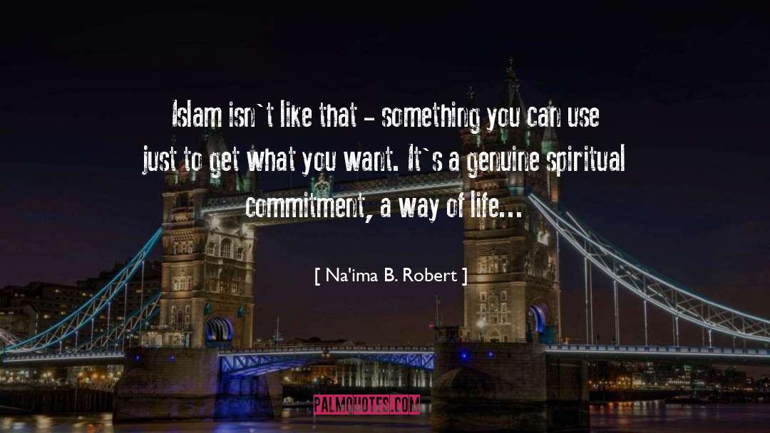 Na'ima B. Robert Quotes: Islam isn't like that -